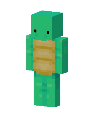 Turtle Guy skin, 3D preview