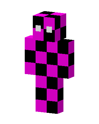 Magenta Checkerboard skin, 3D preview