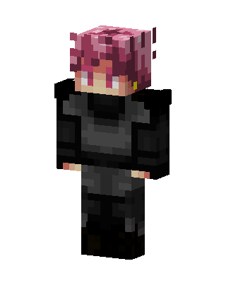 Pink Hair Techwear skin, 3D preview