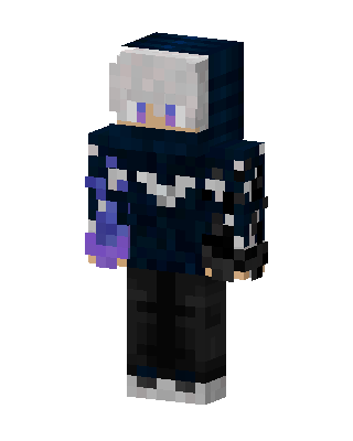 Midnight Hoodie skin, 3D preview