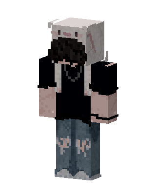 Bunny Hoodie Boy Minecraft e-boy skin