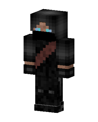 Black Masked Villain Boy Minecraft skin