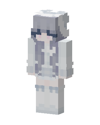 Snowy Bear Girl skin, 3D preview
