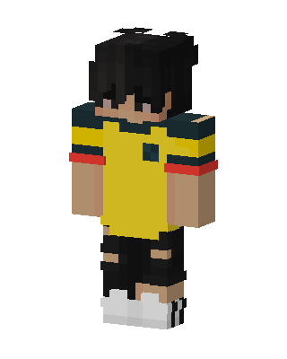 Soccer Jersey Boy skin, 3D preview