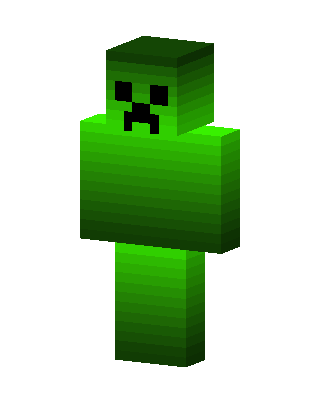 Creeper skin, 3D preview