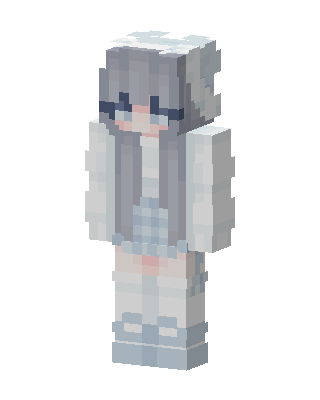 Frost Bunny Minecraft skin