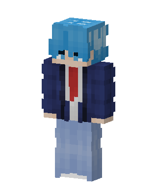 Blue Suit Boy Minecraft blue skin