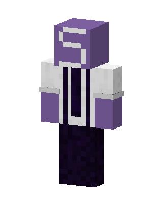 Purple Scientist skin, 3D preview