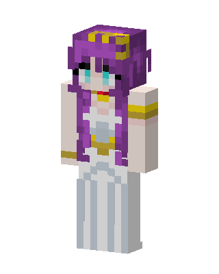 Purple Goddess skin, 3D preview