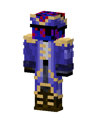 Blue Masked Knight Boy Minecraft skin