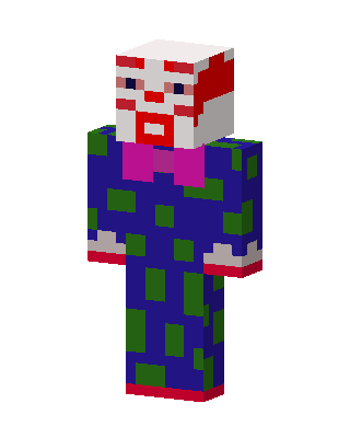 Blue Costume Boy skin, 3D preview
