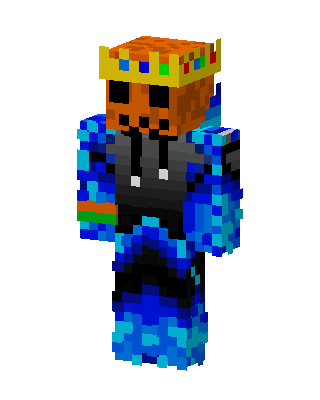 Pumpkin King skin, 3D preview