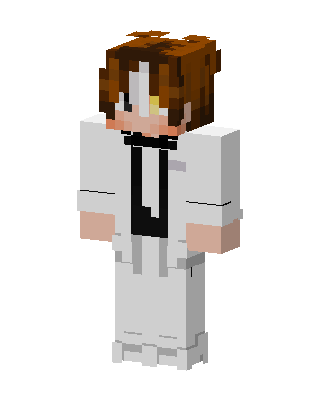 White Suit Boy skin, 3D preview