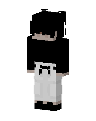 Black Player Boy skin, 3D preview