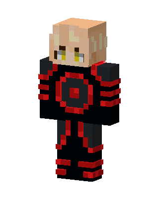 Black Villain Boy skin, 3D preview