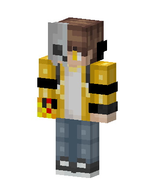 Half Mask Hoodie skin, 3D preview