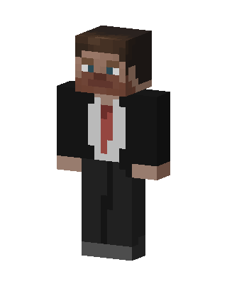 Black Suit Boy Minecraft black skin
