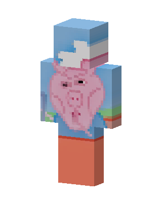 Blue Animal Minecraft skin