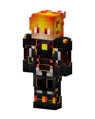 Inferno Knight skin, 3D preview
