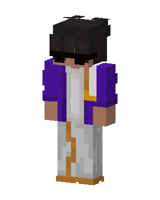Purple Jacket Shades skin, 3D preview