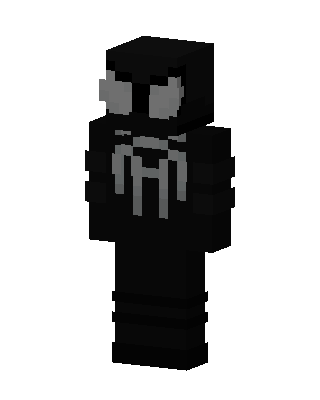 Black Suit Spider-Man Minecraft skin