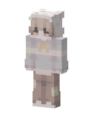 Cozy Bear Hoodie skin, 3D preview