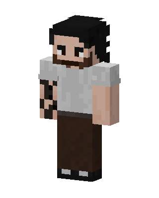 Bearded Rocker skin, 3D preview