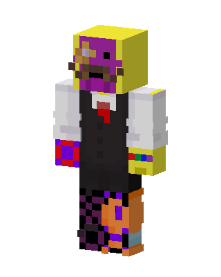 Glitch Waiter Minecraft skin