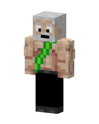 Brown Player Boy skin, 3D preview