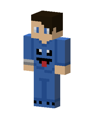 Blue Mob Boy Minecraft blue skin