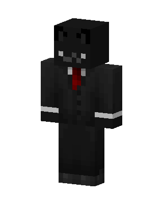 Suited Black Cat Minecraft skin