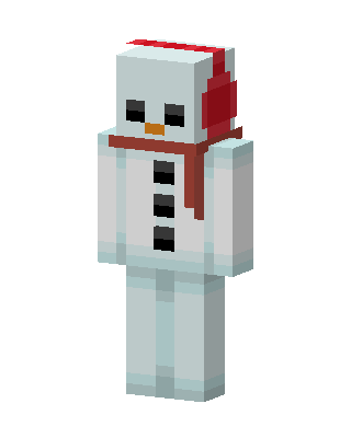 Snowman skin, 3D preview