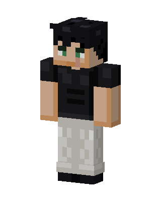 Casual Green Eyes skin, 3D preview