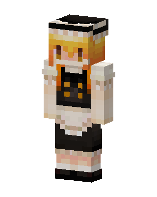 White Cat Girl Minecraft cat girl skin