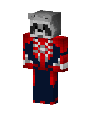 Raccoon Spider-Man skin, 3D preview