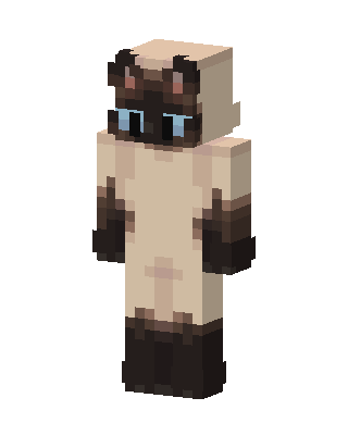 Siamese Cat skin, 3D preview
