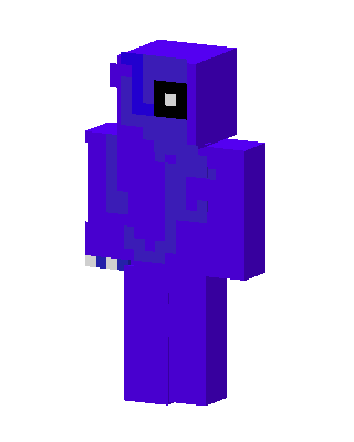 Purple Mob Boy skin, 3D preview