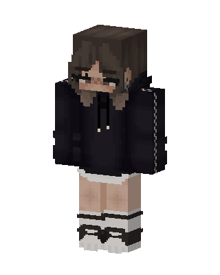 Cozy Hoodie Girl Minecraft skin