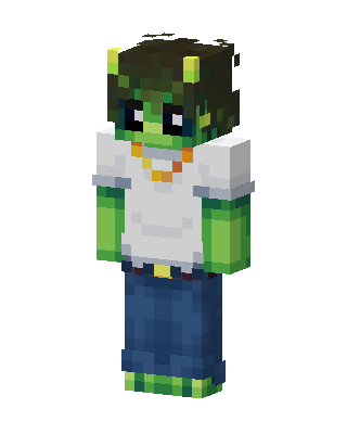 Green Troll Kid Minecraft skin