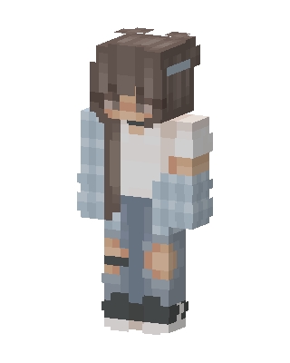 Cozy Plaid Girl Minecraft skin