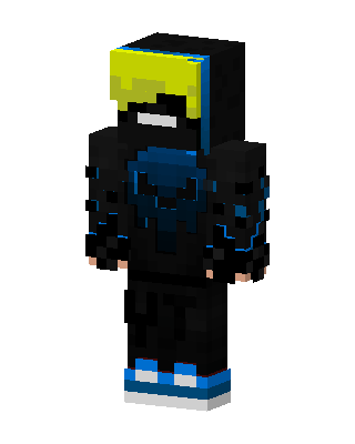 Neon Shadow Minecraft skin