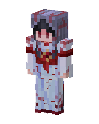 White Knight Girl Minecraft skin