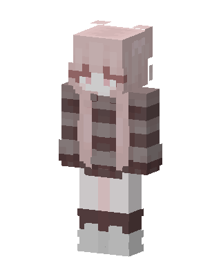 Pink Anime Girl Minecraft skin