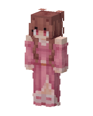 Rose Princess skin, 3D preview