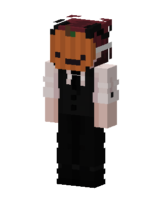 Pumpkin Butler skin, 3D preview