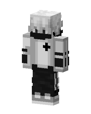 White Emo Boy Minecraft skin