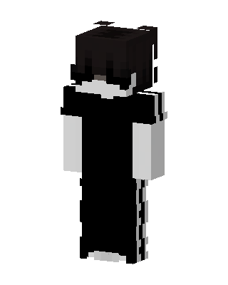 Monochrome Boy Minecraft ninja skin