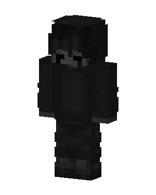 Black Villain Boy skin, 3D preview