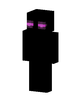 Black Glowing Villain skin, 3D preview