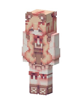 Bear Girl skin, 3D preview